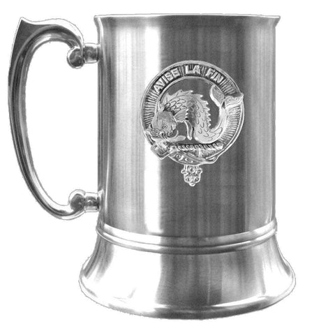 Kennedy Scottish Clan Crest Badge Tankard