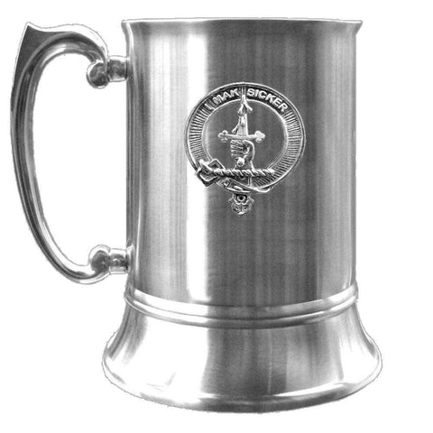 Kirkpatrick Scottish Clan Crest Badge Tankard