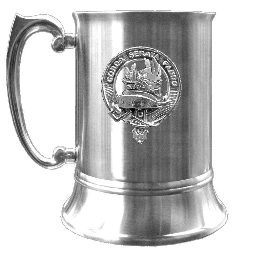 Lockhart Scottish Clan Crest Badge Tankard
