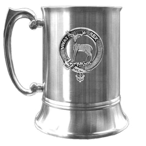 MacCorquodale Scottish Clan Crest Badge Tankard