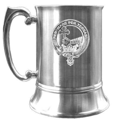 MacDonald (Donald) Scottish Clan Crest Badge Tankard