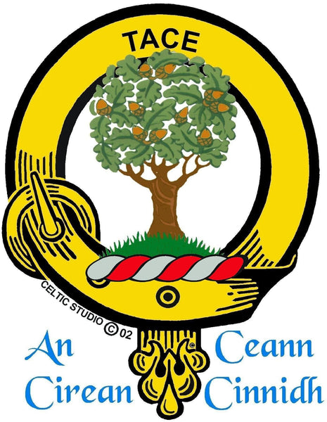 Abercrombie Clan Crest Celtic Cuff Bracelet