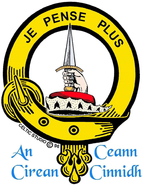 Erskine Clan Crest Celtic Cuff Bracelet