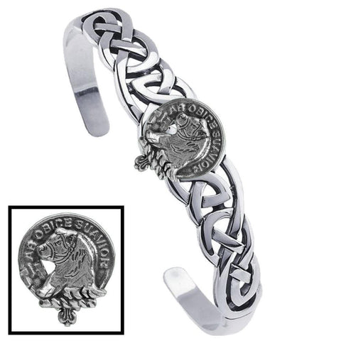 Galbraith Clan Crest Celtic Cuff Bracelet