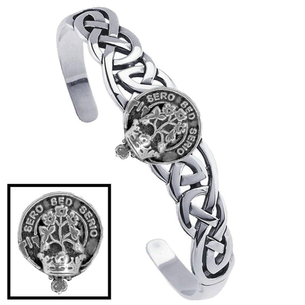 Gayre Clan Crest Celtic Cuff Bracelet