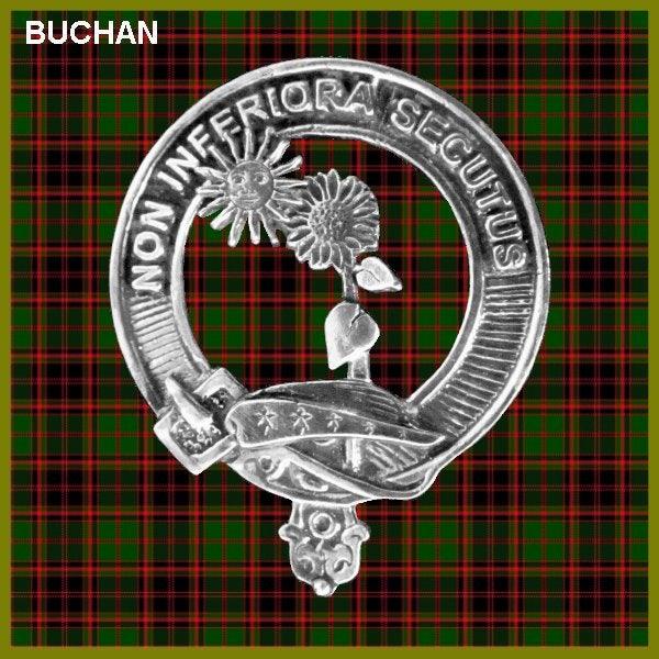 Buchan Clan Crest Interlace Kilt Belt Buckle