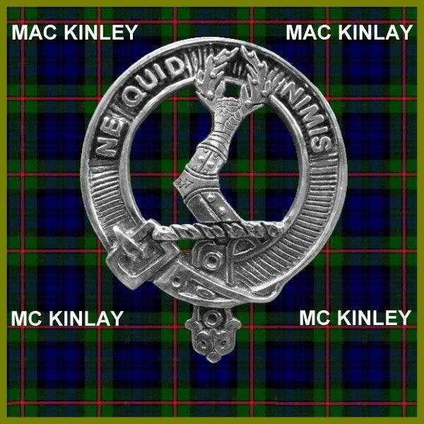 MacKinlay Clan Crest Interlace Kilt Belt Buckle