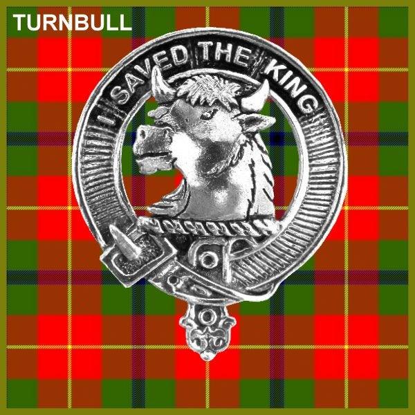 Turnbull Clan Crest Interlace Kilt Belt Buckle