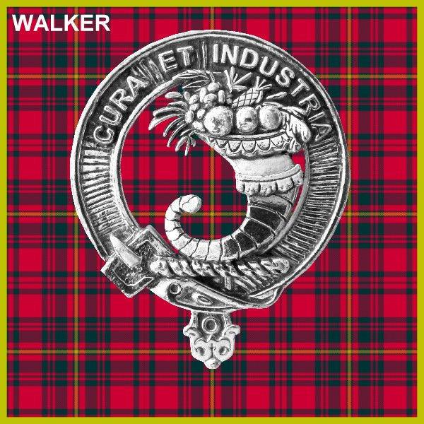 Walker Clan Crest Interlace Kilt Belt Buckle