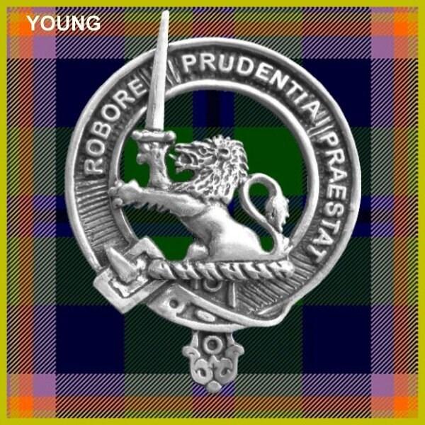 Young Clan Crest Interlace Kilt Belt Buckle