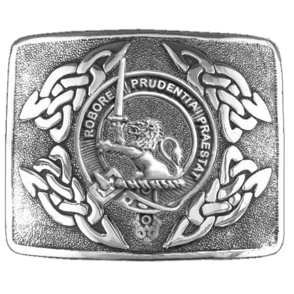 Young Clan Crest Interlace Kilt Belt Buckle