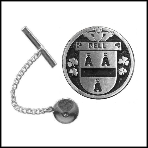 Bell Irish Coat of Arms Disk Lapel Pin/ Tie Tack