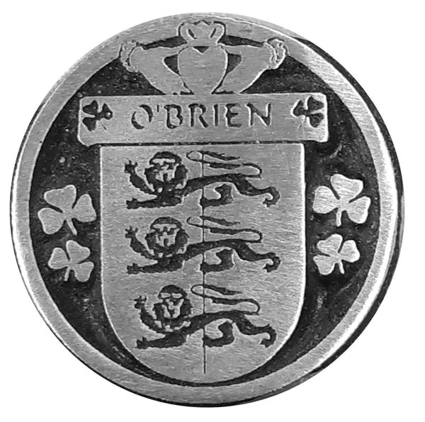 O'Brien Irish Coat of Arms Disk Lapel Pin/ Tie Tack