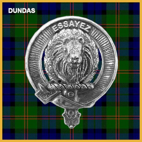 Dundas Clan Crest Scottish Cap Badge CB02