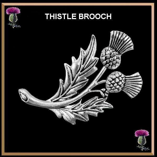 Double Headed Thistle Brooch, Scottish