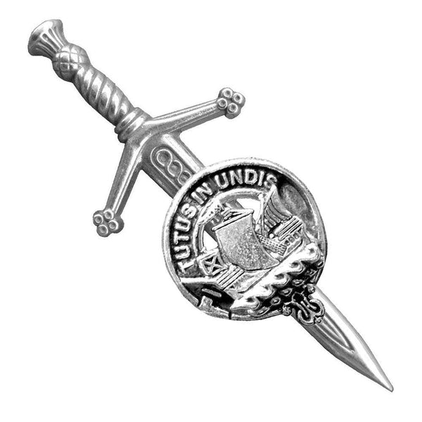 Wood Scottish Small Clan Kilt Pin ~ CKP01