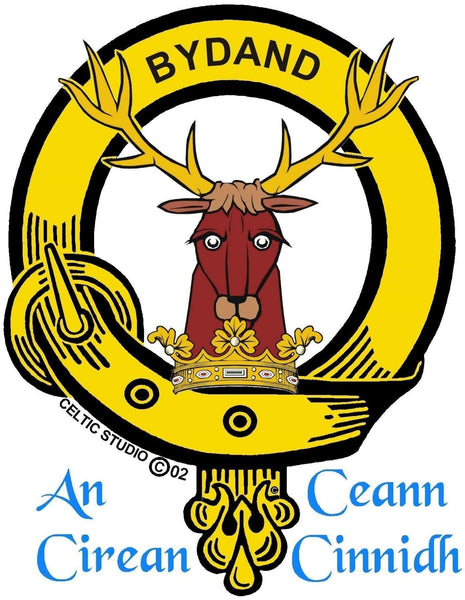 Gordon Clan Crest Scottish Four Thistle Brooch