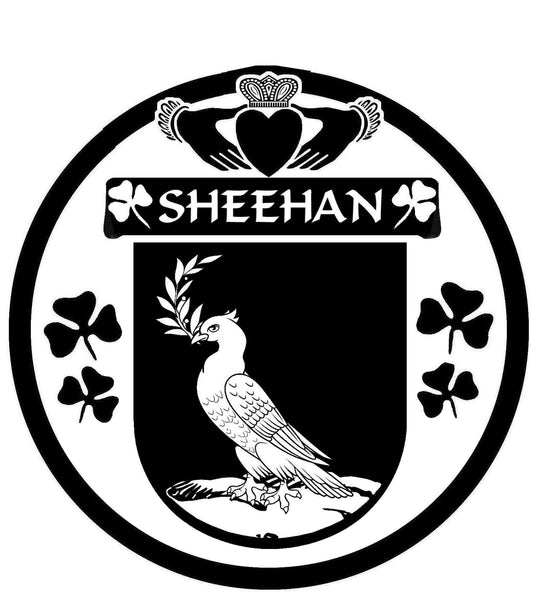 Sheehan Irish Coat of Arms Disk Lapel Pin/ Tie Tack