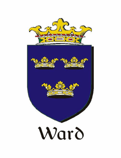 Ward Irish Family Coat Of Arms Celtic Cross Badge