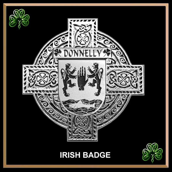 Donnelly Irish Family Coat Of Arms Celtic Cross Bdge