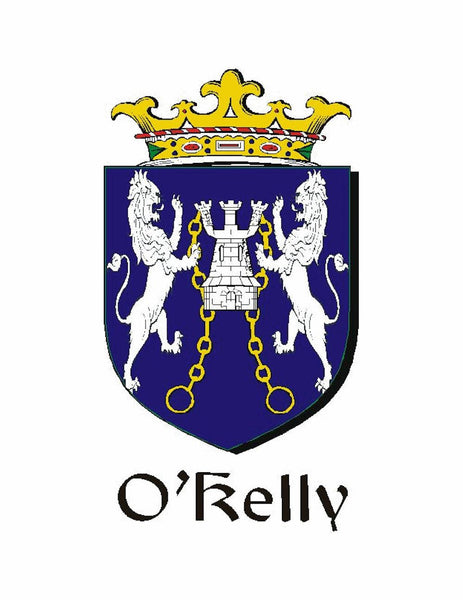 Kelly Irish Coat of Arms Celtic Cross Badge