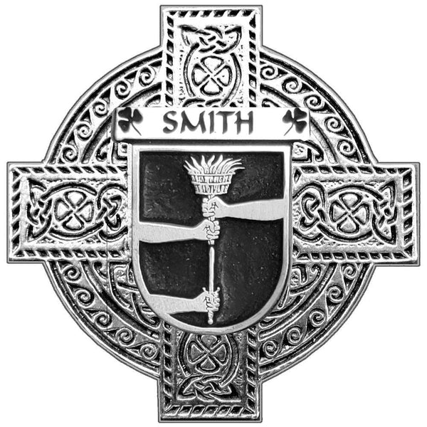 Smith Irish Coat of Arms Celtic Cross Badge