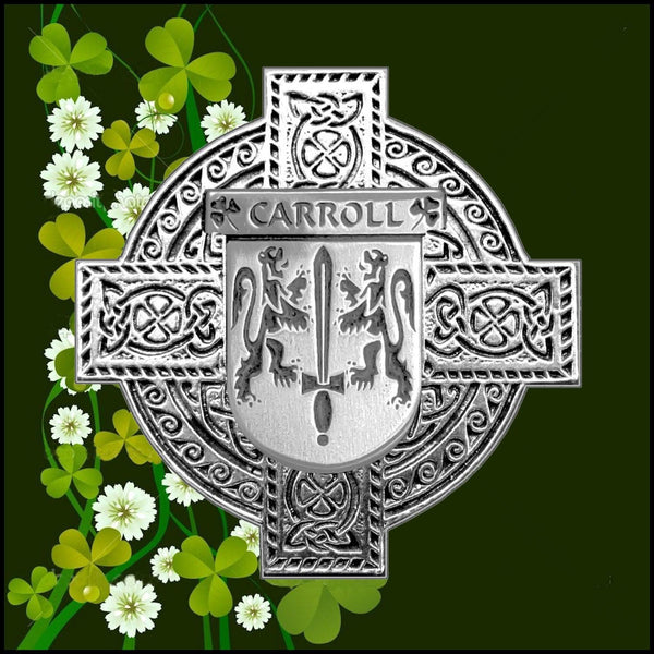 Carroll Coat of Arms Interlace Kilt Buckle