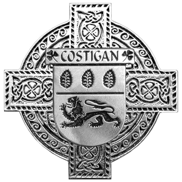 Costigan Irish Coat of Arms Celtic Cross Badge