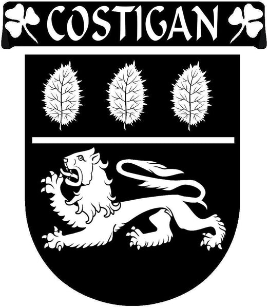 Costigan Irish Coat of Arms Celtic Cross Badge