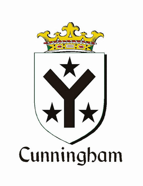 Cunningham Irish Family Coat Of Arms Celtic Cross Badge