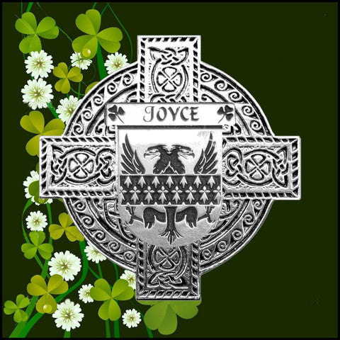 Joyce Irish Coat of Arms Celtic Cross Badge