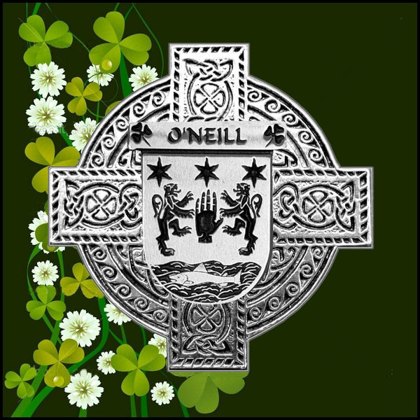 O'Neill Irish Coat of Arms Celtic Cross Badge