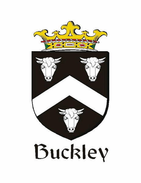 Buckley Coat of Arms Interlace Kilt Buckle IKBUC3