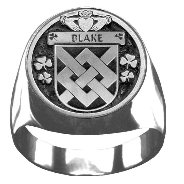 Blake Irish Coat of Arms Gents Ring IC100