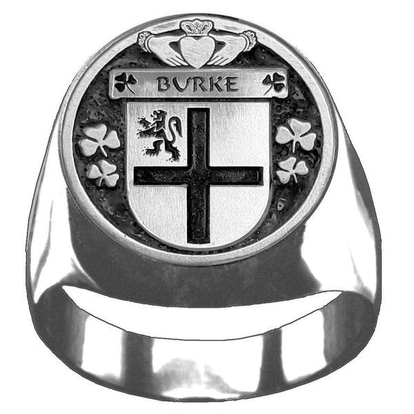 Burke Irish Coat of Arms Gents Ring IC100