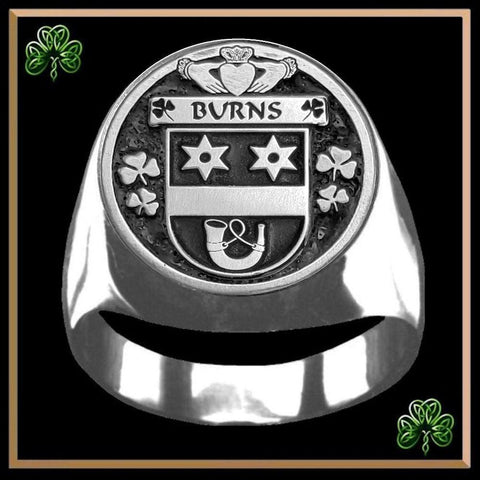 Burns Irish Coat of Arms Gents Ring IC100