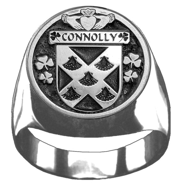 Connelly Irish Coat of Arms Gents Ring IC100