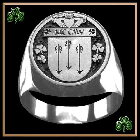 McCaw Irish Coat of Arms Gents Ring IC100