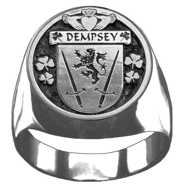 Dempsey Irish Coat of Arms Gents Ring IC100