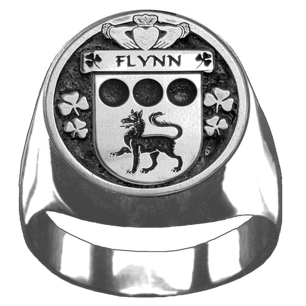Flynn Irish Coat of Arms Gents Ring IC100
