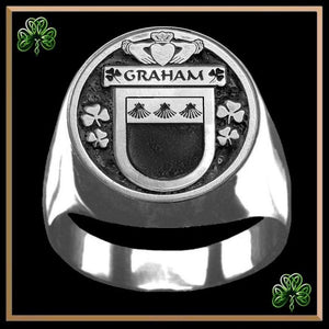 Graham Irish Coat of Arms Gents Ring IC100