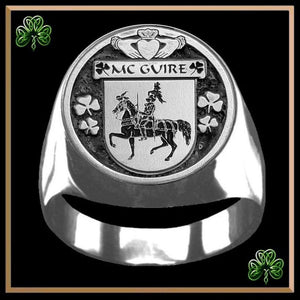 McGuire Irish Coat of Arms Gents Ring IC100