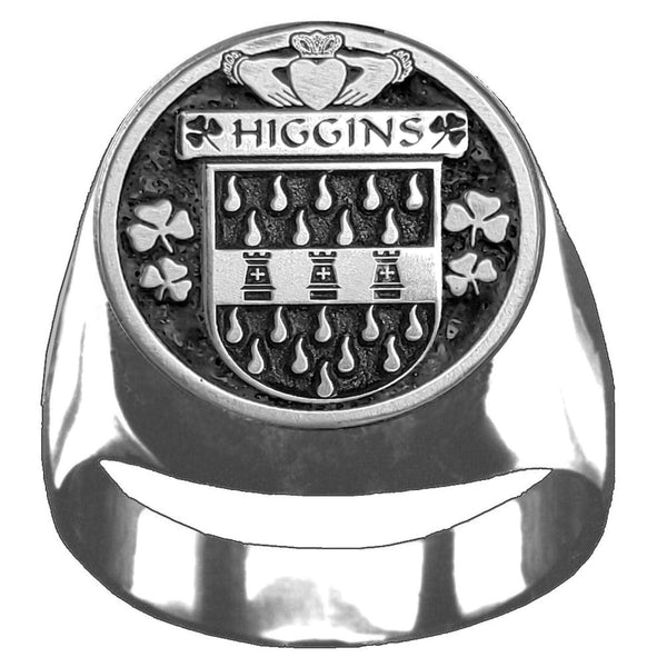 Higgins Irish Coat of Arms Gents Ring IC100