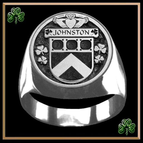 Johnston Irish Coat of Arms Gents Ring IC100