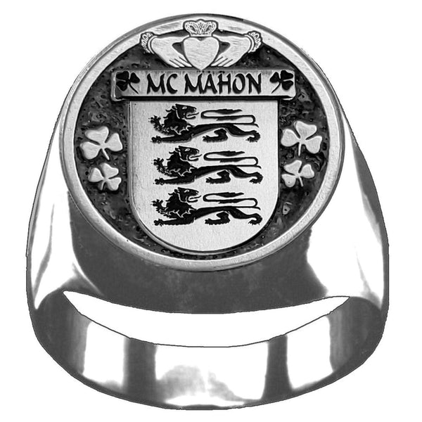 McMahon Irish Coat of Arms Gents Ring IC100