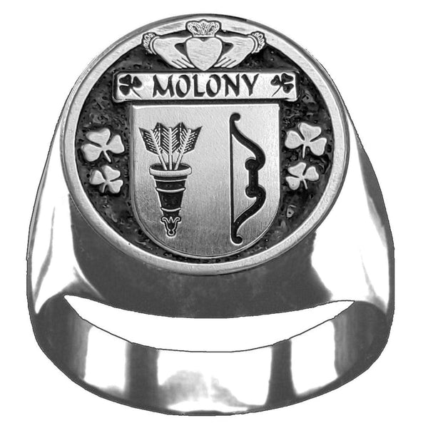Molony Irish Coat of Arms Gents Ring IC100