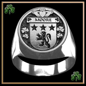 Moore Irish Coat of Arms Gents Ring IC100