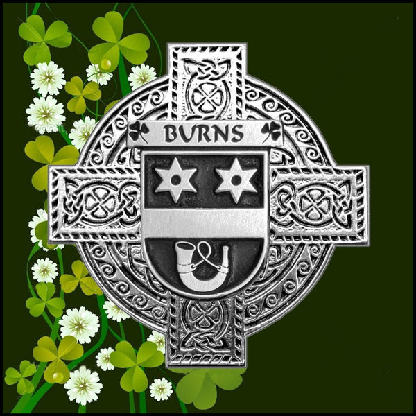 Burns  Irish Coat of Arms Sporran, Genuine Leather