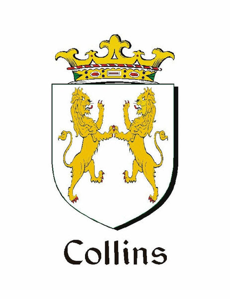 Collins Irish Coat of Arms Sporran, Genuine Leather