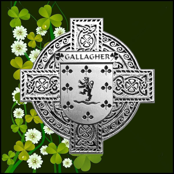 Gallagher Irish Coat of Arms Sporran, Genuine Leather